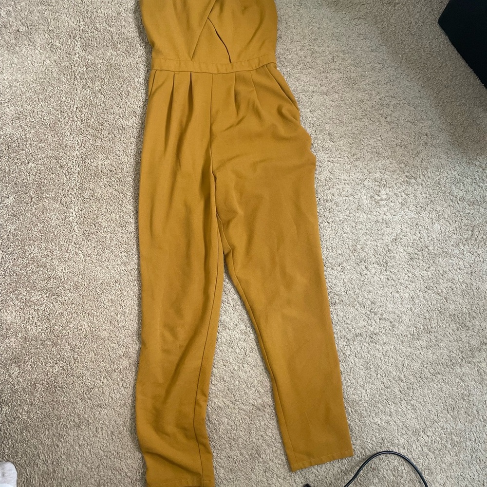 Elegant Mustard Jumpsuit